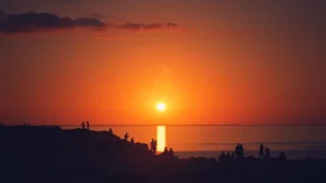 El atardecer en Sant Antoni de Portmany, Ibiza