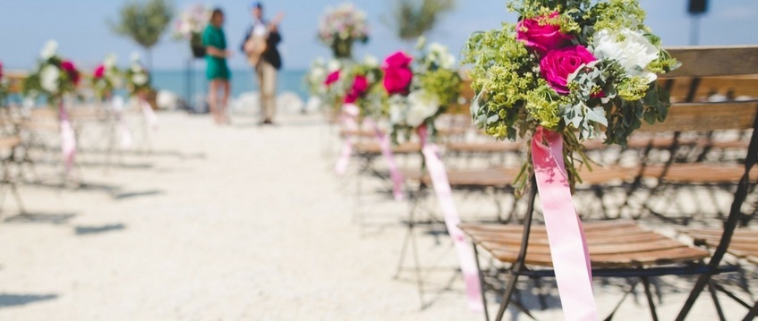 Boda con vistas al mar